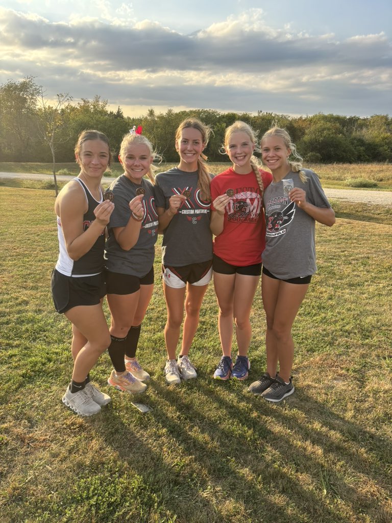 ctfpanthers's tweet photo. Medalists from Interstate 35

MS Boys:
🥇Ryder Baird

MS Girls:
🥇Sarah Siders
🥈Katelyn Siders
🥉Ruby Carroll

HS Girls:
🥈Cora Smith
4️⃣ Reese Strunk
11th Payton Davis
12th Maylee Riley
13th Karlie Kruse

HS Boys:
4️⃣ Wyatt Goodenberger
7️⃣ Hector Suazo
15th Austin Jondle https://t.co/DqHH7znheT
