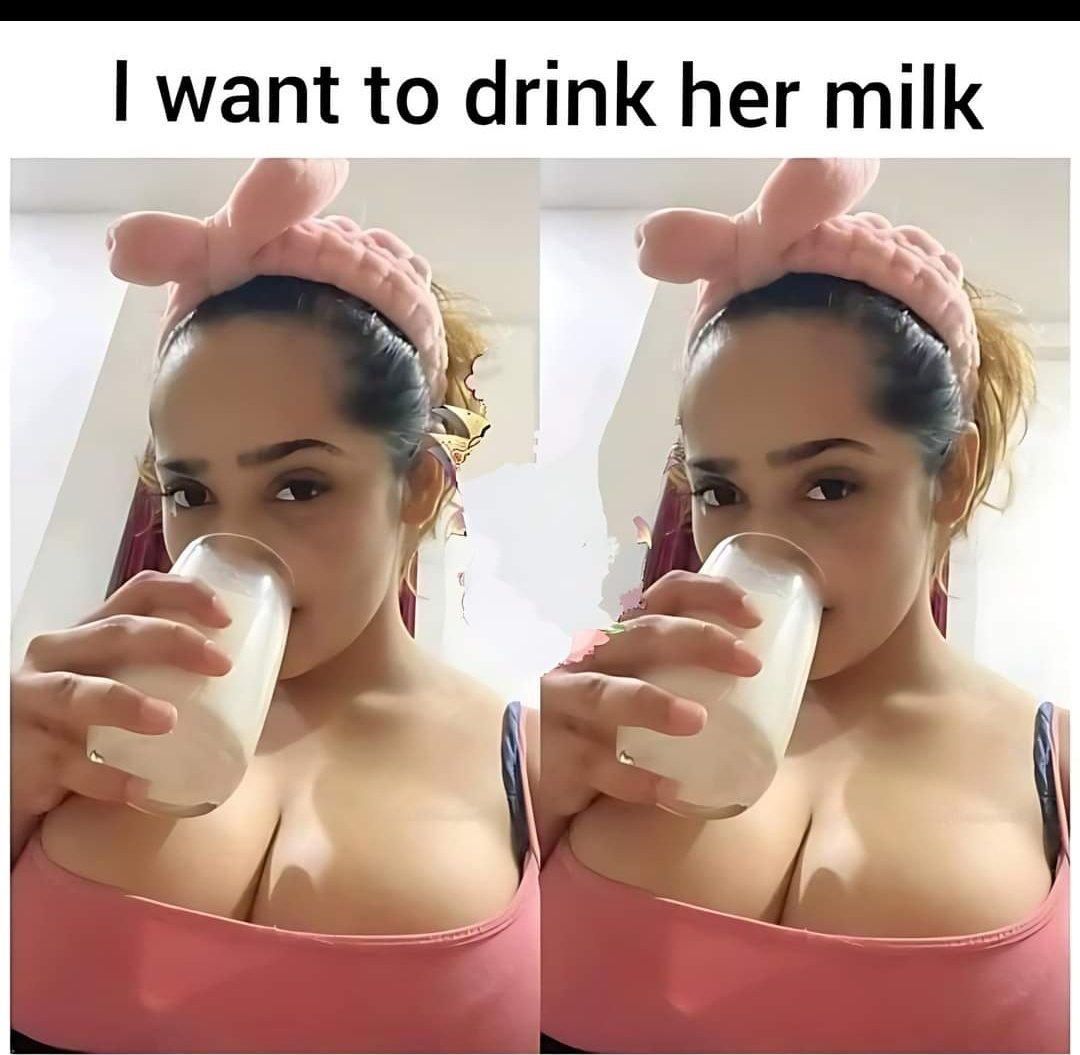 Enjoy1456375's tweet photo. Good morning all friends 
Aao doodh pi lo mera
Subah subah...
#MilkLove #viral #hot #sarcasm #bhabhi #desi https://t.co/e0UahmFOuh