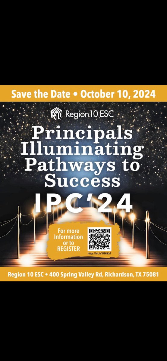 🚨I’ll be presenting! Come see me! 🚨

“The A,B, and Gen Zs of Culture”

<a href="/Region10ESC/">Region 10 ESC</a> <a href="/melissaisd/">Melissa ISD</a> #Leadership #LeadershipDevelopment