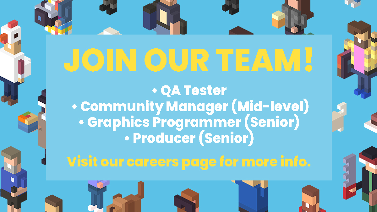 We have 4 x exciting new opportunities at Hipster Whale! bit.ly/3MLv5Wb

🗓️Full-time permanent roles
🚃Melbourne-based
💰Competitive salary
👌Flexible work conditions
🕹Fun projects in the action arcade genre
🙌Supportive and friendly team

#gamedevjobs #melbournejobs