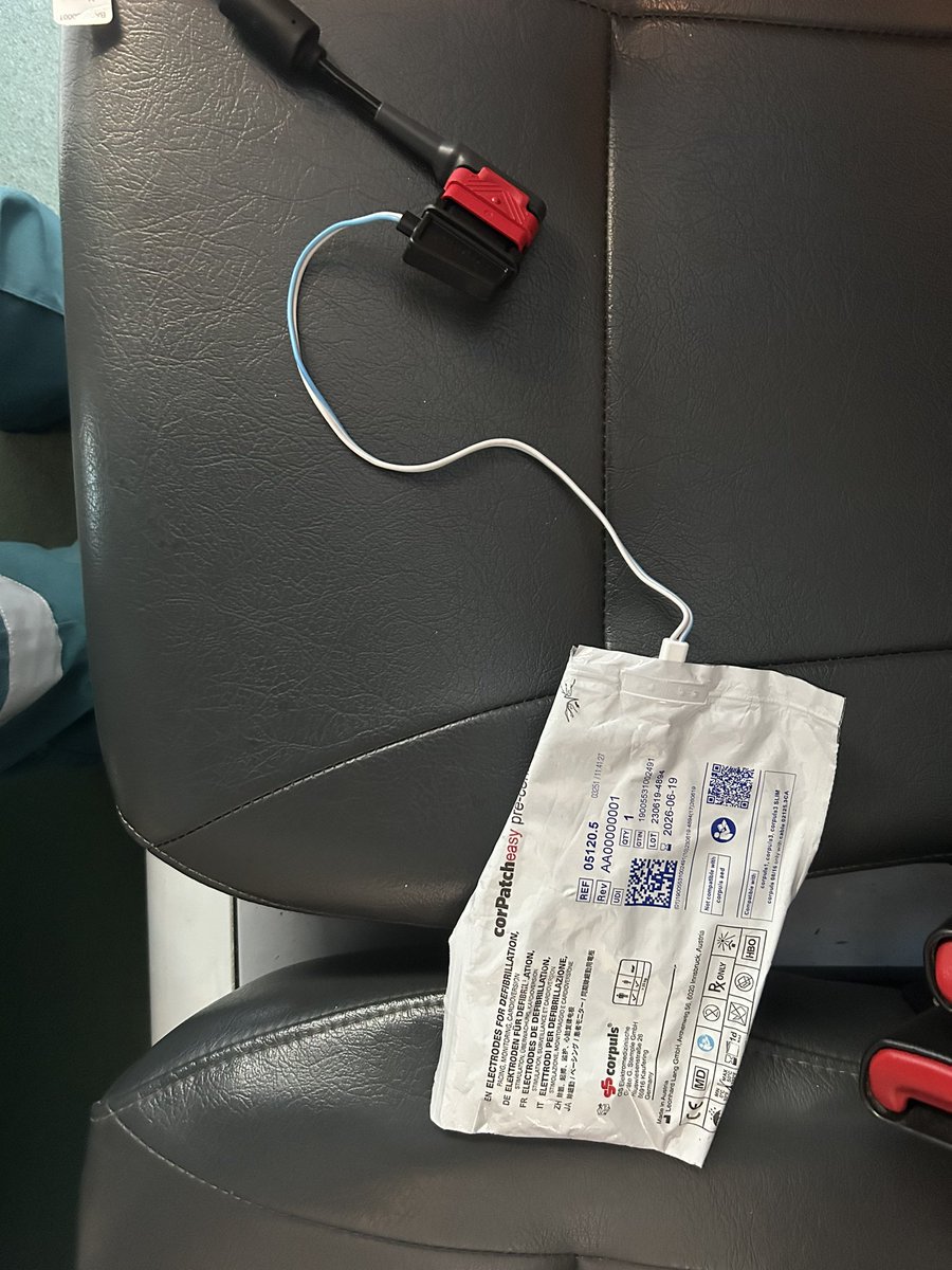 Thins that are similar to back in Scotland but different.

This connector for the pads/tester on the corpuls.

Trying to get the connector out the back of the defib is a nightmare.

It also gives you more length to play with between the pt and defib.

This just makes sense