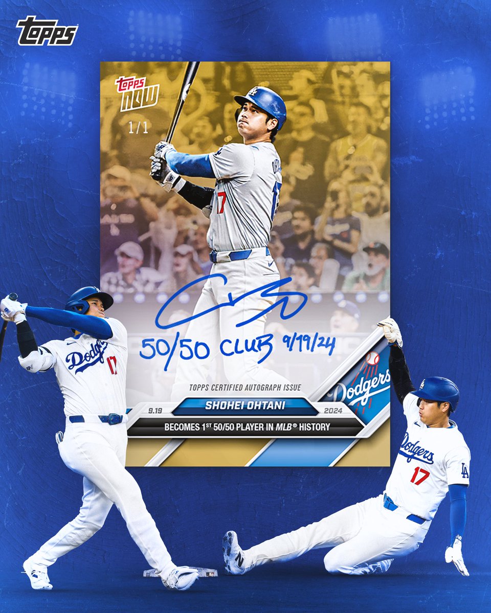 Topps Shohei Ohtani 50/50 topps