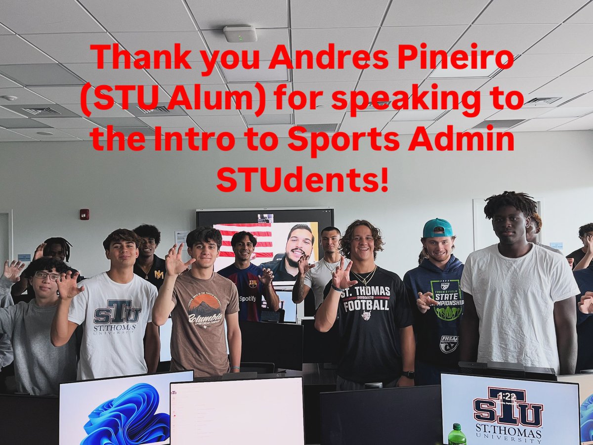 This is why <a href="/STU_SpoAd/">STU Spo-Ad</a> is the best! We have THE BEST ALUMNI!!🐾💙