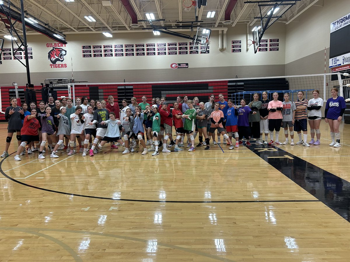 It’s been a fun homecoming week with dress up days for practice and Volleyball Olympics! #TigersTogether #GilbertPride #BeAGreatTeammate