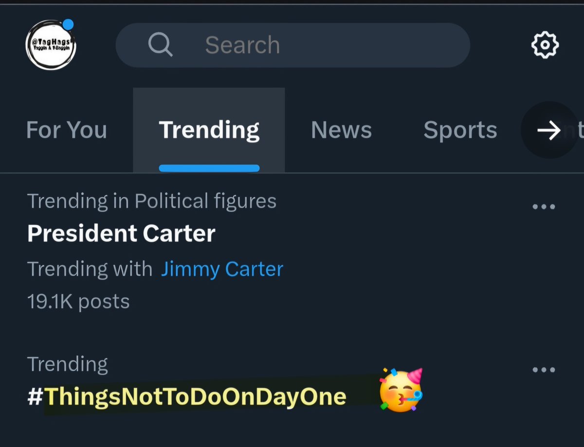 TagHags's tweet photo. Thanks to all the players, retweeters, and supporters who put us on the board today!
๐ฅณ
#ThingsNotToDoOnDayOne https://t.co/FnvdAkcyzy