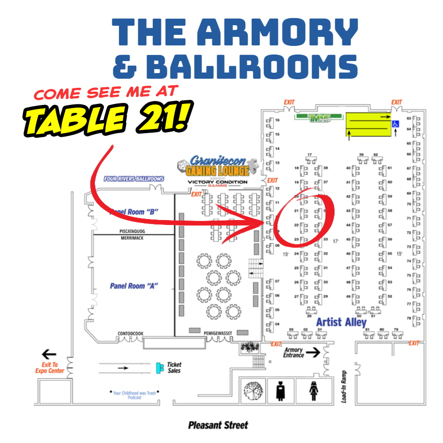Come see me <a href="/Granitecon/">GraniteStateComicon</a> and check out my #TMNT stuff!
