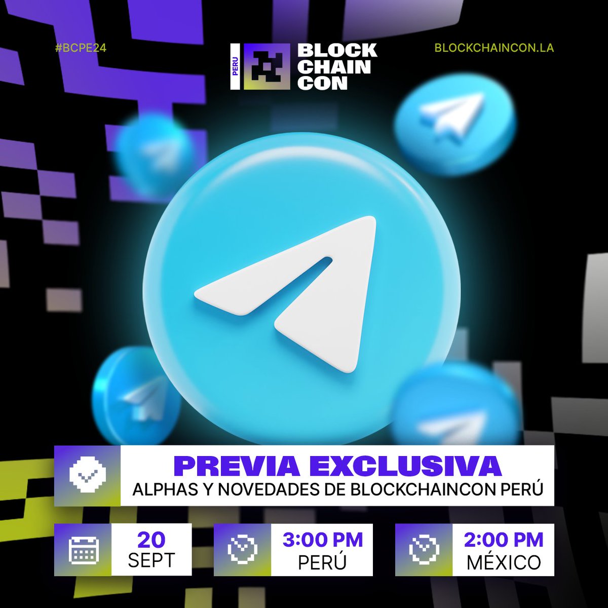 Blockchaincon -📍COL / MEX / PE 2024 tweet media