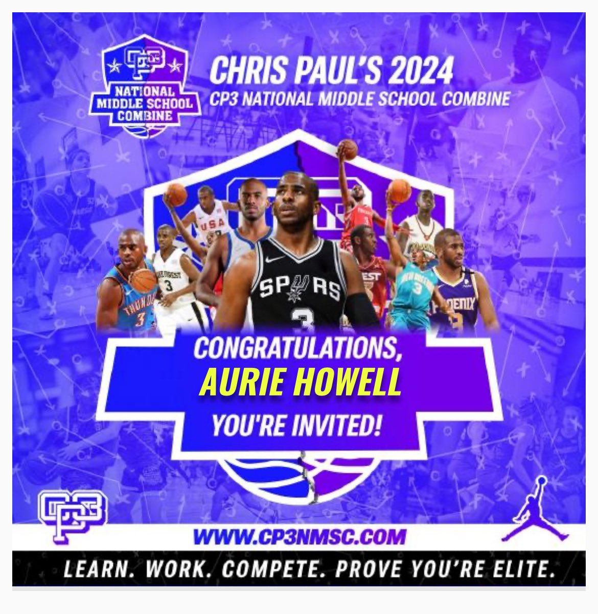 Beyond excited for this. Thanks for the invite <a href="/CP3NMSC/">CP3 National Middle School Combine</a>