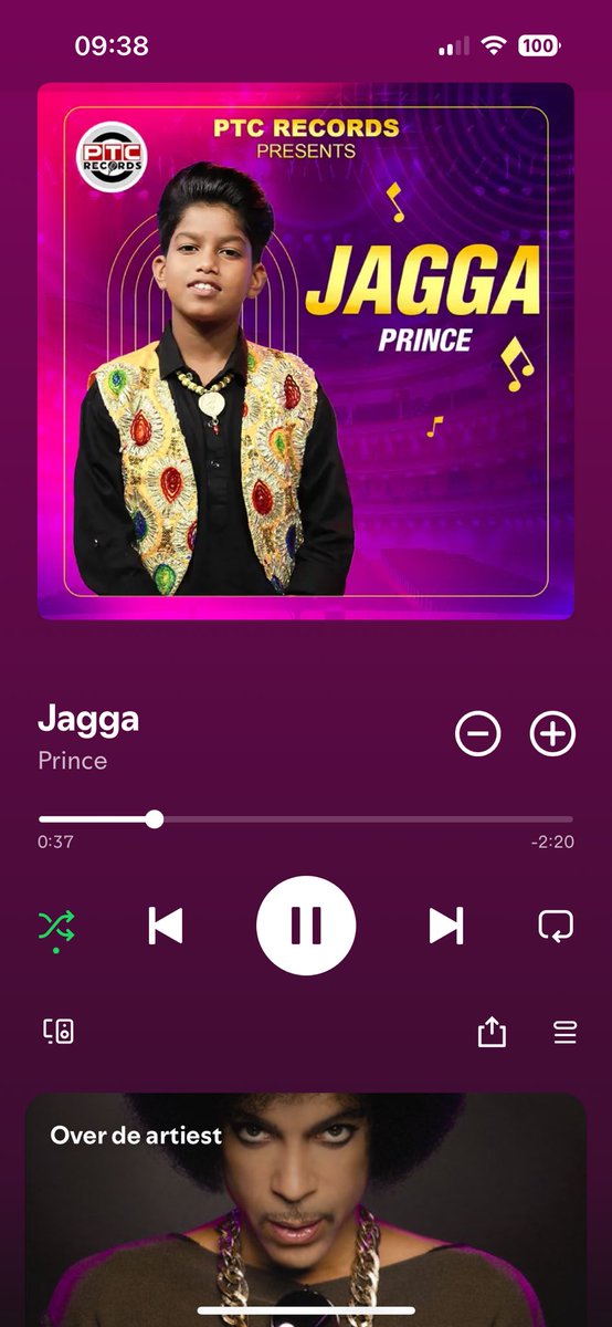 Hilarious error by <a href="/SpotifyID/">Spotify Indonesia</a>: not every prince is the same greatness! #confusion #prince