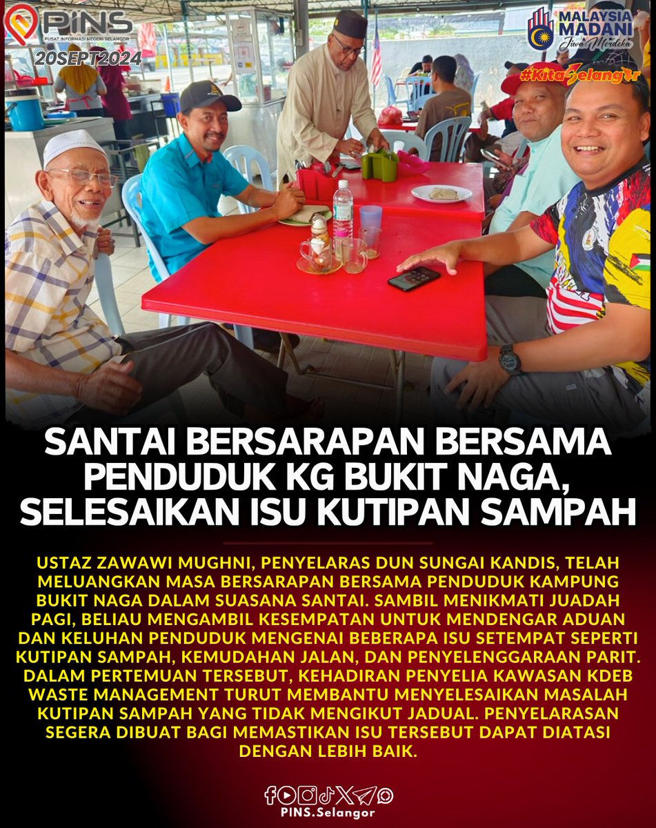 PINS_Selangor's tweet photo. Ustaz Zawawi komited untuk terus mendekati penduduk dan menyelesaikan masalah yang dihadapi mereka demi kesejahteraan bersama.

https://t.co/R45AipE5zu https://t.co/WG9ZvmhR2Y