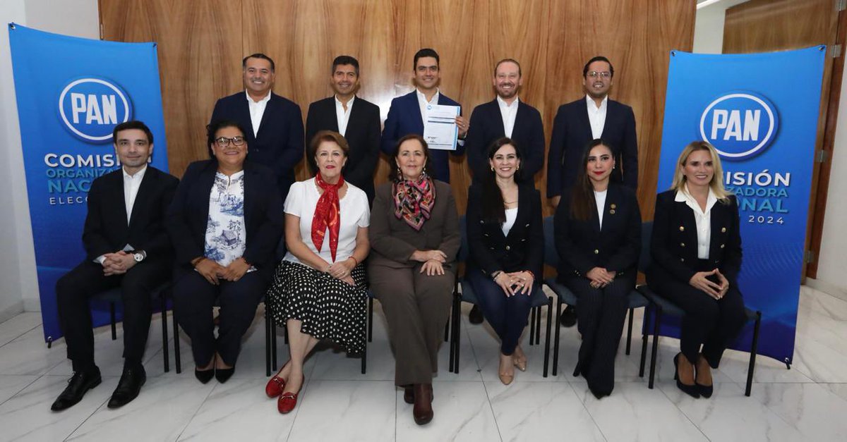 Hoy la planilla que me acompañará en este camino y yo nos registramos en el proceso de renovación de la dirigencia de <a href="/AccionNacional/">Acción Nacional</a>. Gracias a todas las personas que nos dieron su firma, con ustedes, ¡seguiremos adelante para ser una nueva alternativa por México!