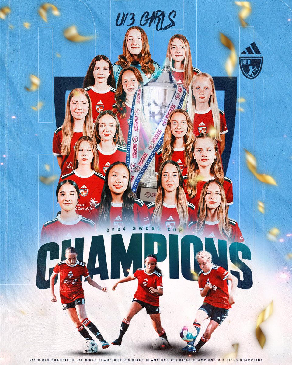 More silverware ✅

Congratulations to our U13 Girls! They won the SWDSL Cup this past weekend beating Waterloo 3-0. The team were fantastic throughout the cup competition this season. Well done, girls!

#redacademyofsoccer