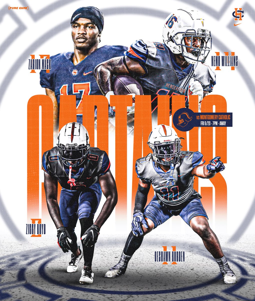 CAPTAINS - GAME 5
CHHS 🆚 Montgomery Catholic

▫️Ziggy Boyd <a href="/RenardoBoyd5/">Renardo”Ziggy” Boyd🦍</a> 
▫️Zarion Mack <a href="/Mackk_334/">Zarion Mack</a> 
▫️Deshawn Burden <a href="/itszzmemj/">Deshawn</a> 
▫️Nemo Williams <a href="/DiwonneWilliams/">Diwonne “Nemo” Williams</a> 

#WeAreTrojans / #CHHSfootball
#OutworkYourPotential 
#SwingYourSword