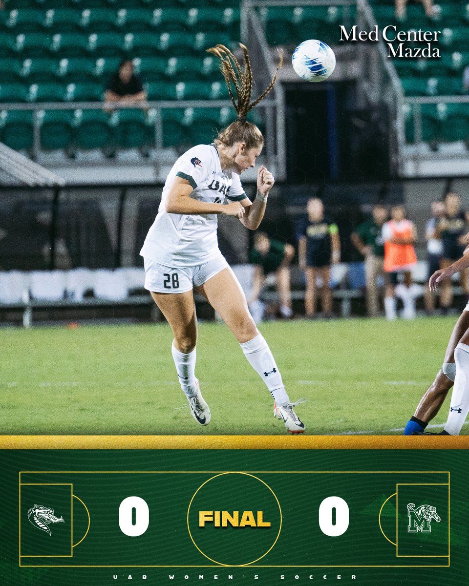 The match ends level against No. 15/11 Memphis