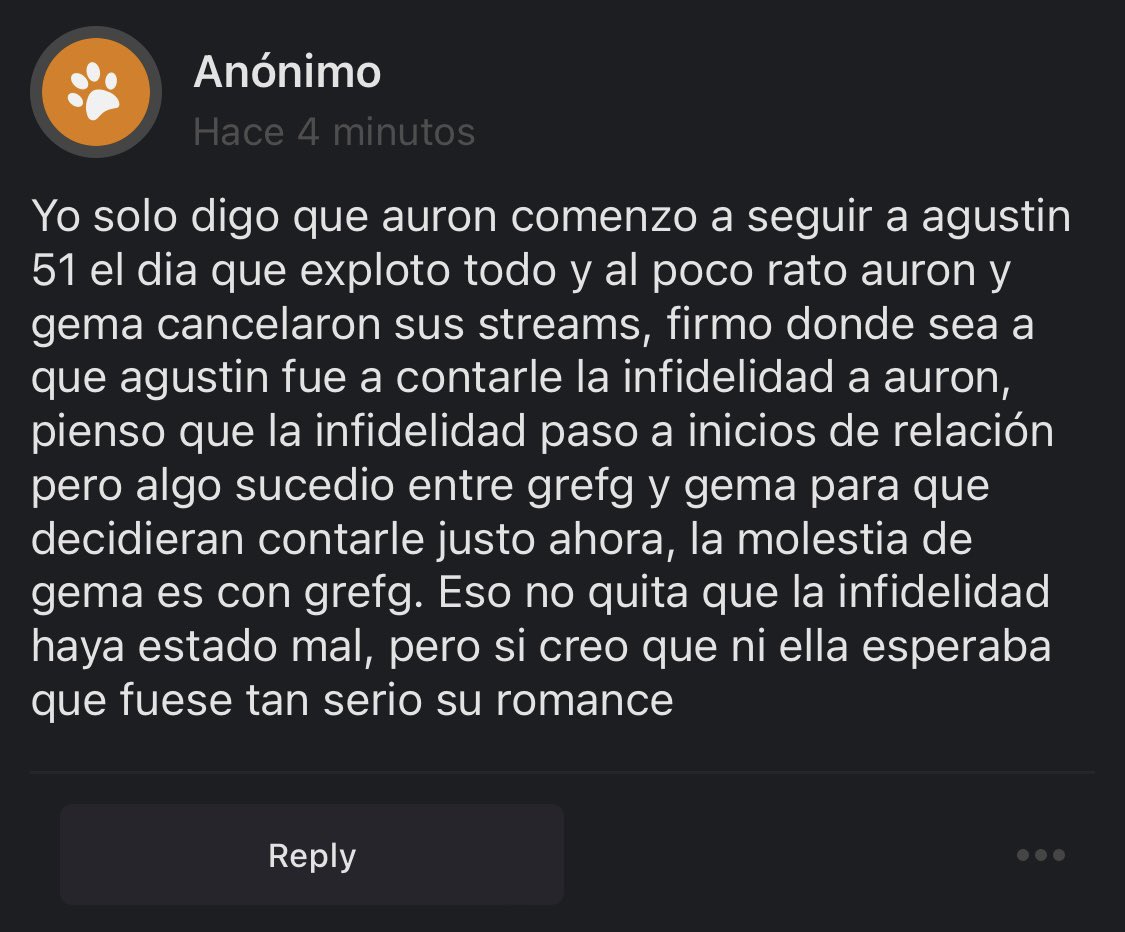 Agathix_'s tweet photo. 🚨Anónimo acusa a Agustin51 de ser el encargado de poner fin a la relación de Auron y Gemita. https://t.co/y22Y9sGiVG