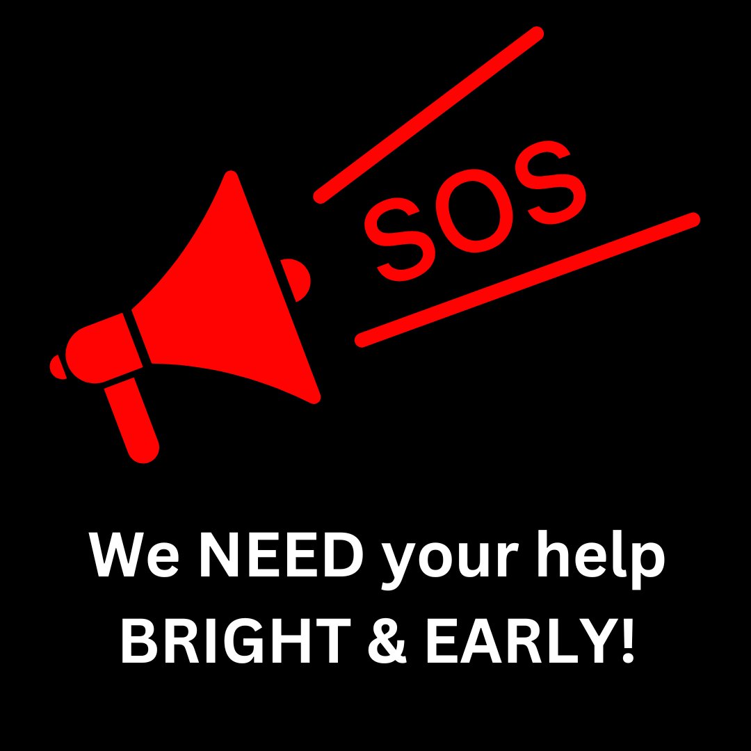 Calling to peeps #Hstfest is 1. 5 miles long...we are severely in need of human power for our first 2 morning shifts – 5am – 10am &amp; 8am -1pm.    Please sign up to be a volunteer now! bit.ly/3XPBXIl or #linkinbio