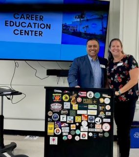 VCOE_ESE's tweet photo. Proud to share about CTE opportunities at CVUSD’s College and Career Night.  Thanks for having us!  @VenturaCOE @CareerEdCenter @VCOE_ESE @ConejoValleyUSD https://t.co/dQK2cxLWcQ