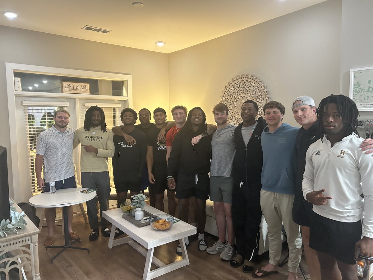 Great having the Safeties over! Go Terriers! <a href="/Wofford_FB/">Wofford Football</a>