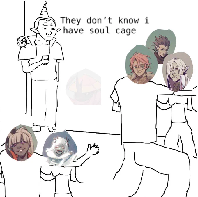 Once again I have no personal art to share so here's ooc dnd content from the game i run 