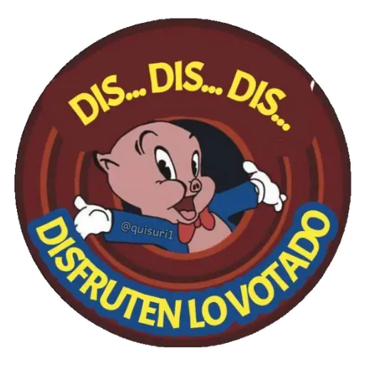 Genio quien lo hizo. #DisfrutenLoVotado