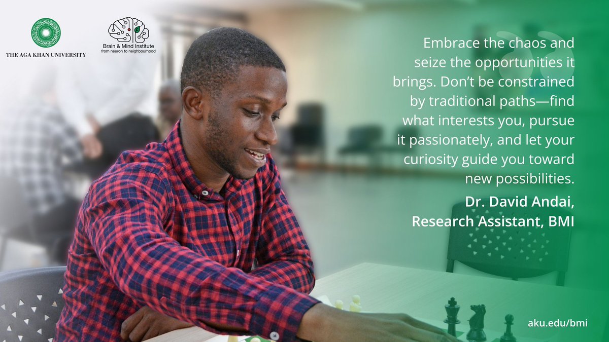 Dr. David Andai’s journey exemplifies the power of passion and curiosity. From sketching logos as a child to driving innovation in data science and mental health, his story shows how early interests can evolve into transformative research.

What childhood passion are you