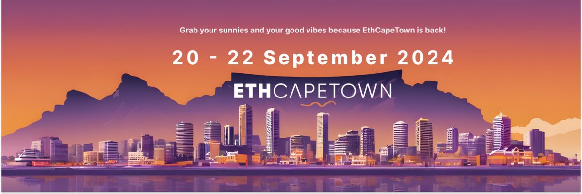 Will be hacking  at <a href="/ETHCapeTown/">ETHCapeTown</a> this year starting from today. Thanks to <a href="/ImpactSchoolLS/">Impact School</a> for helping me secure  this opportunity.  #etherium #ethweb3  #indiehackers #buildinpublic