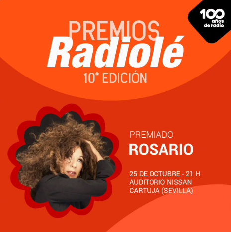 ¡¡¡NOTICIÓNNNNN!!! Con todos vosotros en los #PremiosRadiolé 2024... 🥁🥁 <a href="/rosarioficial/">Rosario Flores</a> 🥁🥁 ¡¡Rosario ENHORABUENA!! Pasión, raza, talento y energía bonita en un sola persona 🤩 <a href="/Radiole_oficial/">Radiolé</a>