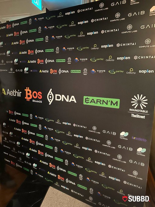 The #SUBBD team had an amazing time at the Decentralized AI Day hosted by @ThisIsDNA x @AethirCloud in<a href="/tag/subbd"class="tags">#SUBBD</a><a href="/tag/web3"class="tags"><span>#web3</span></a>
