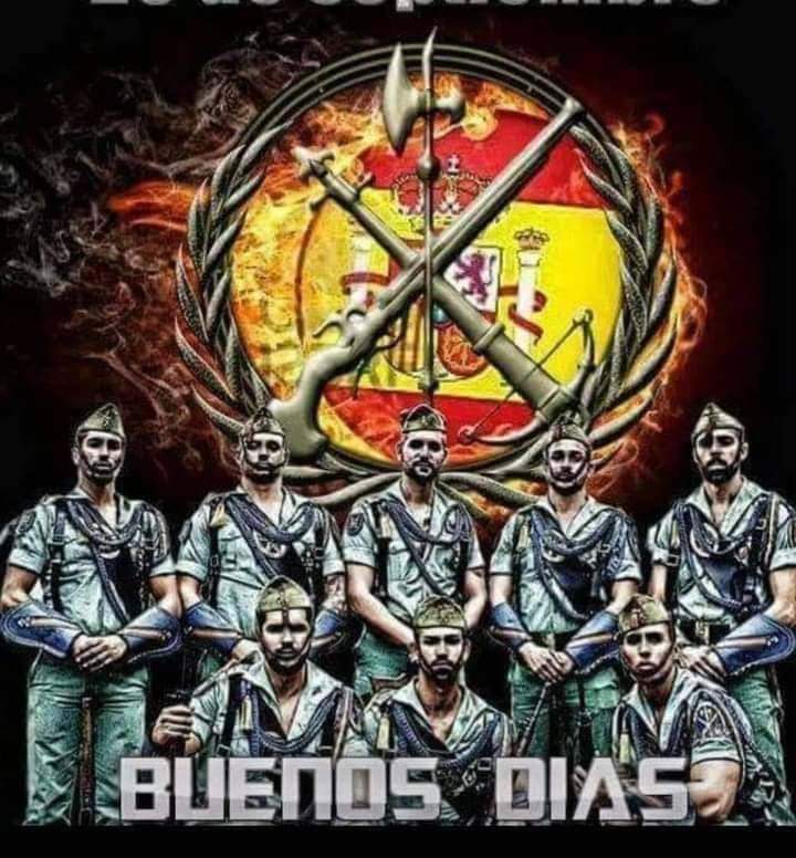 Buenos días 
Feliz 104 Aniversario de Nuestra Gloriosa Legión