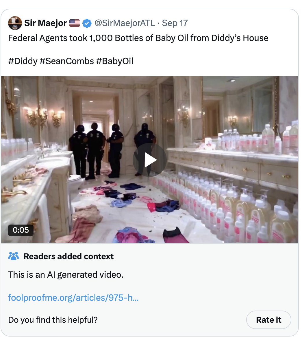 EliotHiggins's tweet photo. I fully expect we're going to see a lot more of this in the future, AI generated video used to illustrate posts to boost engagement. https://t.co/HgaTHKhPER