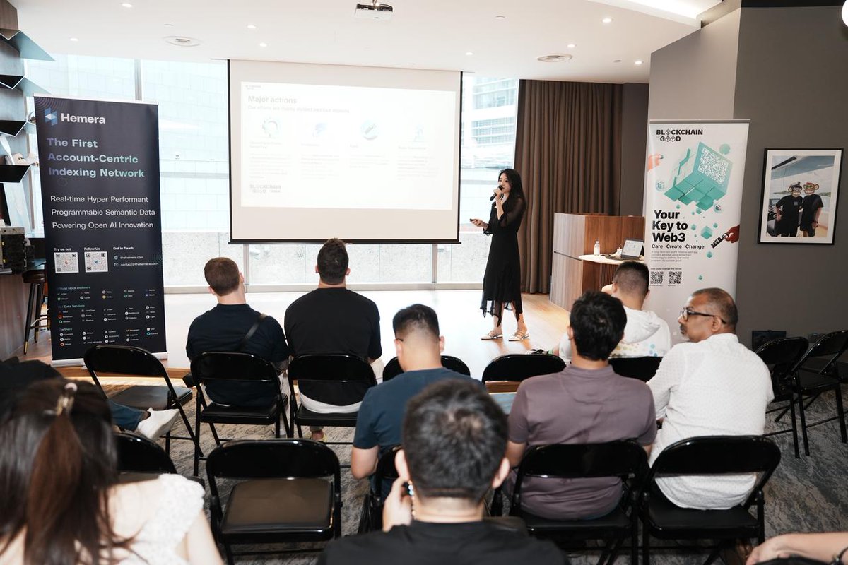 moledao_io's tweet photo. Token 2049 Day 1 Recap:

We’re thrilled to share that our event, #GrowthCon at #Token2049 in Singapore, was a huge success! 🎉 Co-hosting with @StoryProtocol and @HemeraProtocol, we packed the room with over 200 participants eager to explore the future of blockchain.

One of the highlights was Coco Huang, Head of Business Development at @moledao_io , who delivered an inspiring talk on “Blockchain for Good - Using Technology to Drive Global Change.” She emphasized how @ChainforGood is empowering entrepreneurs and developers to create positive social and environmental impact through blockchain technology. 🌍

A massive thank you to all the attendees for making GrowthCon such a memorable event!

Special thanks to our sponsors—@Nimble_Network, @assisterr, @alt_layer, @ChainforGood, @EdgeAI_xyz, @0xZeeve, and @scaling_x—for their support in bringing this to life! 🤝

Here’s to more innovation and collaboration as we work toward a brighter future with blockchain! 🚀

#BlockchainForGood