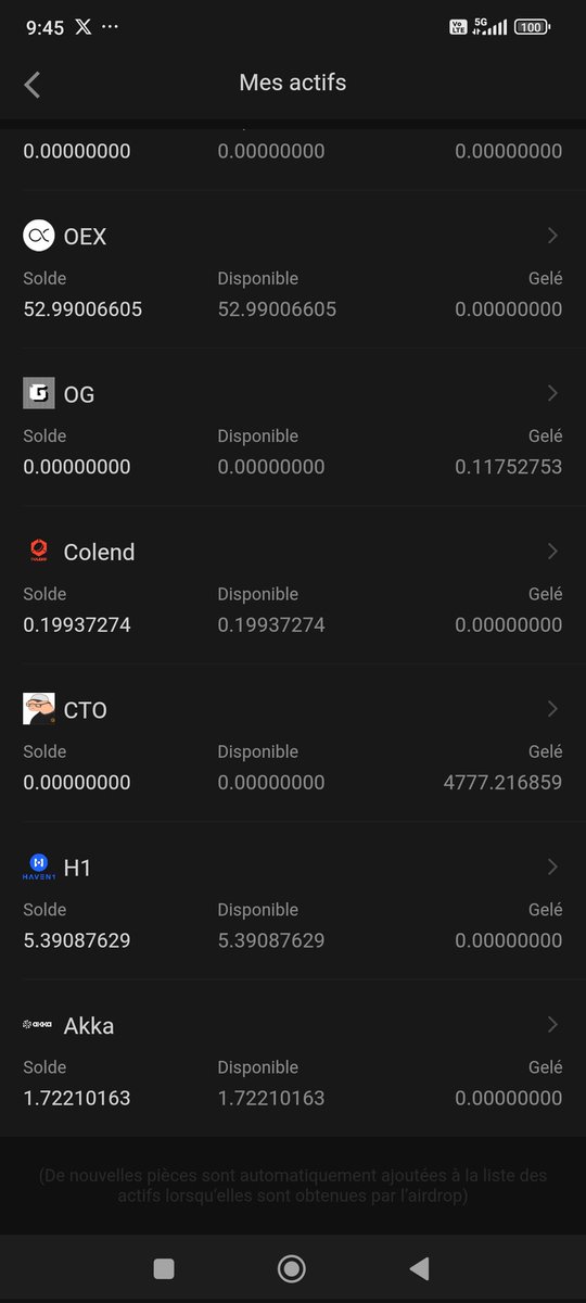 Zozolatullipe's tweet photo. @SatoshiAppXYZ @Coretardio Bonjour j'ai fait le transfert sur metamask avec la démarche de modifier pour accepter le core et là je vois que mes cto sont gelle vous êtes sérieux 3 fois déjà . Avec og -colend -et maintenant les cto pfff j'ai fais tout ce qui fallait vous avez juste pas envie de les donner https://t.co/sApDvPWu3n