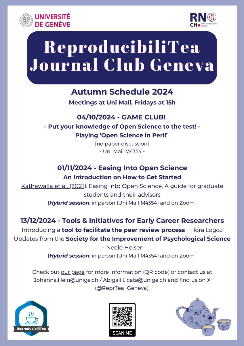 ReproducibiliTea Geneva tweet media