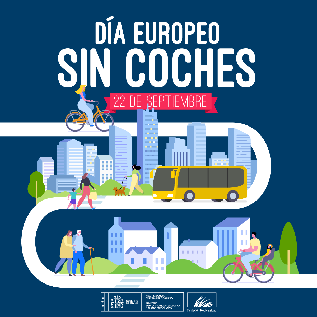 En el #DíaMundialSinCoches muévete de manera #sostenible 🚶‍♀️🚴, apuesta por medios de transporte respetuosos con el #MedioAmbiente 💚🌍 y aparca la contaminación y el estrés 🚗💨

#DíaSinCoches #SEM2024 #MobilityWeek