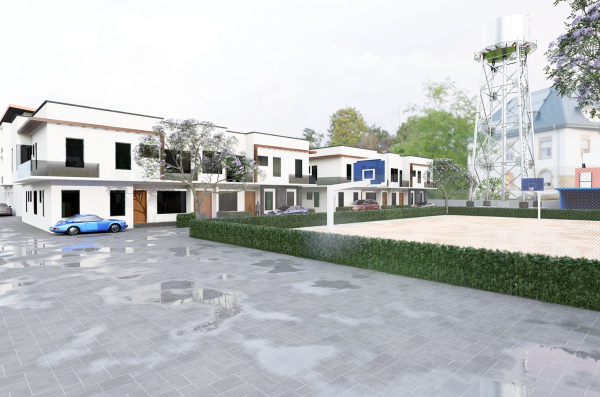 vangeorgh's tweet image. The real estate industry in Nigeria operates without proper regulation, and because of that, we have a lot of &apos;aesthetically pleasing&apos; buildings that aren&apos;t functional.

So today, let&apos;s talk about THE ROLE OF ARCHITECTURE IN REAL ESTATE using projects I&apos;ve been invlolved in: 🧵