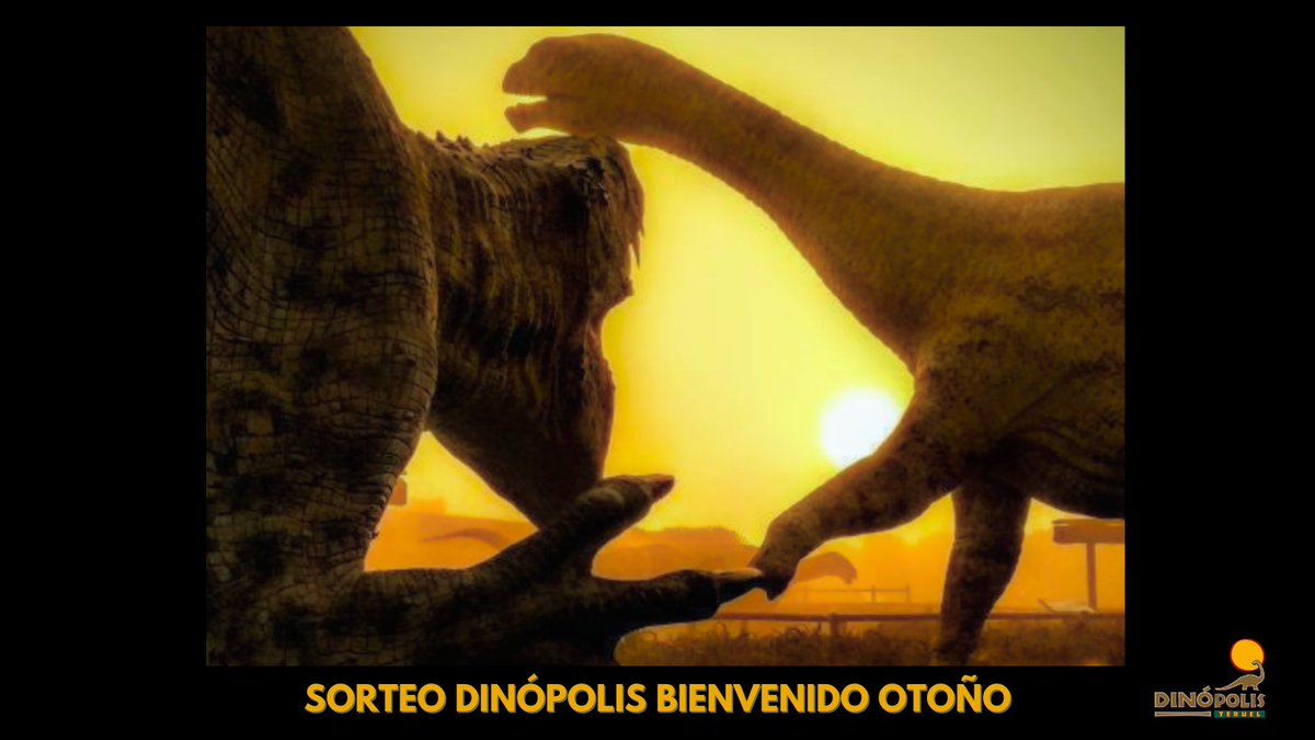 ¡LANZAMOS SORTEACO! Para decirle adiós al #verano y darle la bienvenida al #otoño 🍁 🦕👋
Para PARTICIPAR:
✅Síguenos
✅RT
✅Y menciona a 2 amiguicos #SorteoDinópolisBienvenidoOtoño
🏆🎟️🎟️🎟️Sorteamos ¡3 packs de 3 entradas! 😱
➡️bases: epr.ms/3EKDm7M
#FelizViernes