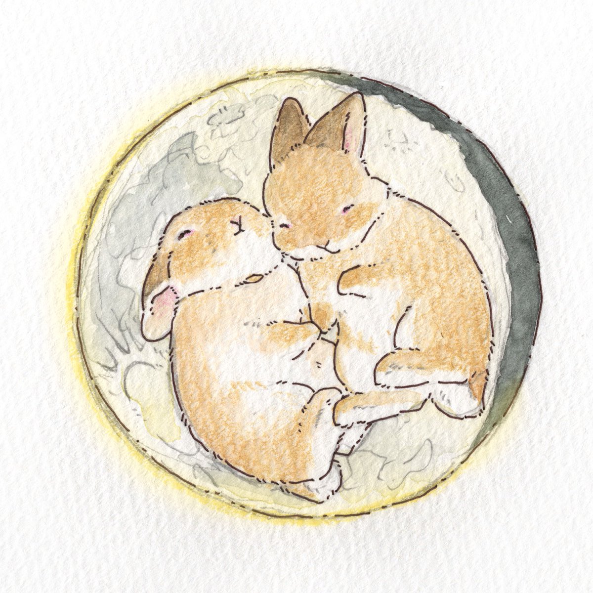 「ずっといっしょ 」|VeryBerry うさぎ星さん4/8-9出展のイラスト