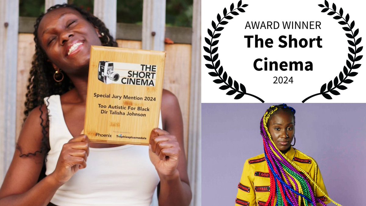 Honoured that #TooAutisticForBlack received an award for Special Jury Mention <a href="/TheShortCinema/">The Short Cinema</a> Leicester International Short Film Festival 2024 🏆

Note to self: Keep going 🎬