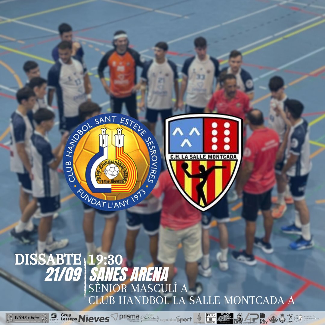 chses1973's tweet photo. PRIMERA NACIONAL 💙🤍
1ª Jornada 

CHSES - CH La Salle Montcada
📍 Sanes Arena
🗓 Dissabte 21 de setembre 
🕣 19:30h https://t.co/yKbkf0memq