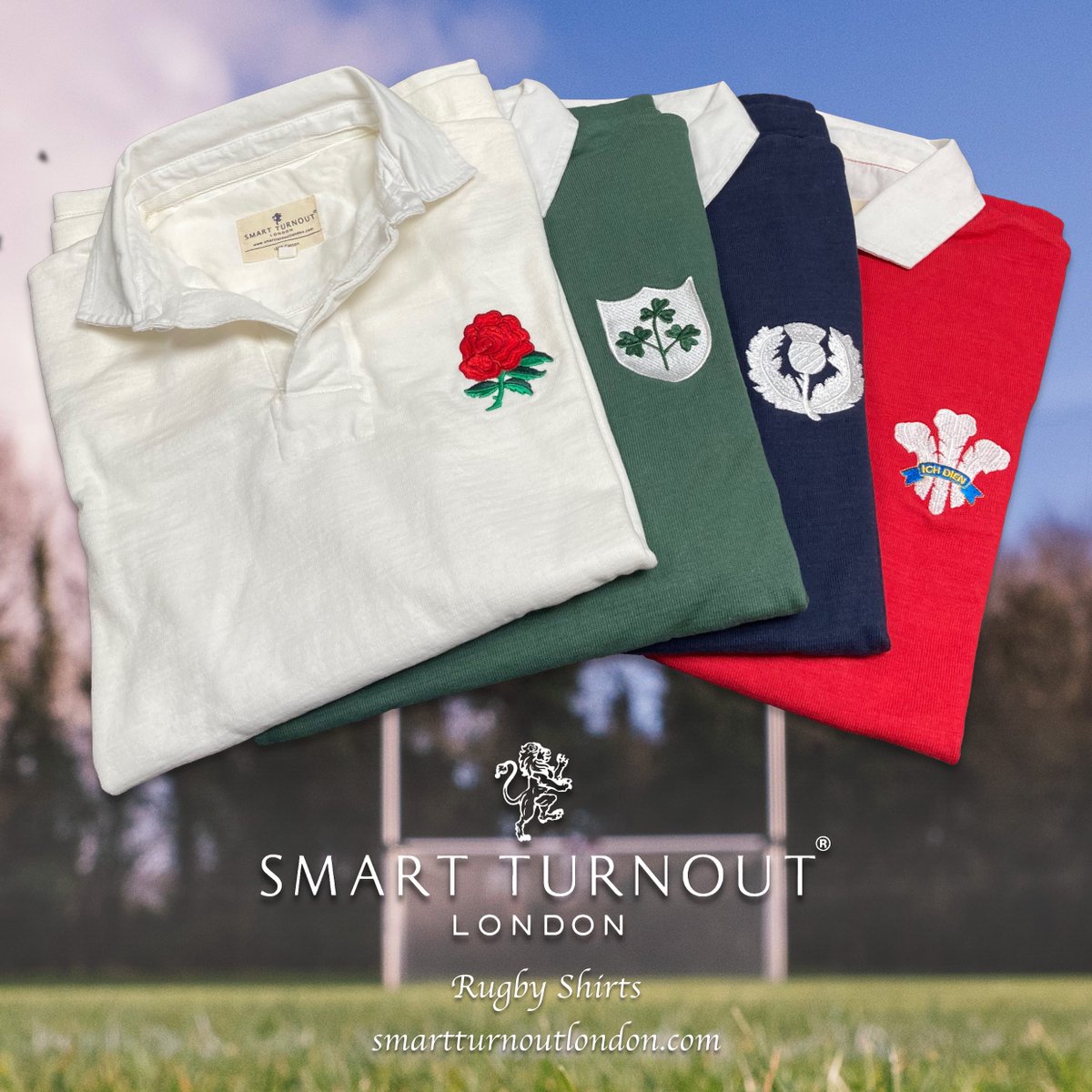 As we settle into Rugby Season our heritage Rugby shirts are flying off the shelves again.
.
Don't forget that we offer a 20% discount on your first order with us.
.
smartturnoutlondon.com/colle.../vinta…
.
#englandrugby #irelandrugby #ScottishRugby #scottishrugby #welshrugby