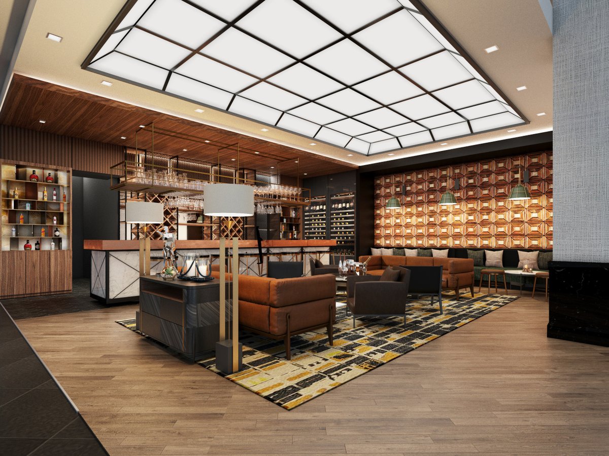 MakeMyGrey's tweet image. Renaissance KL's bar features detailed paneling and walling that enhance its elegant charm. The ceiling is the main highlight, creating a sense of depth and transforming a closed room into a spacious, fresh, and inviting area. 

#greymatters #interiordesign #bardesign