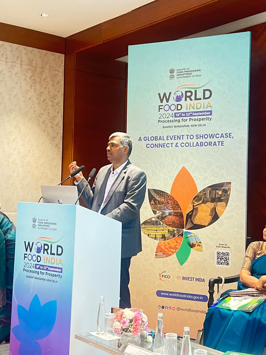 indext_a's tweet photo. Session by Mr. Vipul Mittal,
MD-NCOL
@MOFPI_GOI
Building high quality global supply chains for organic/ natural farming products
#worldfoodindia #WFI2024 #DelhiFoodFest #IndiaFoodSummit #ministryofoodprocessinvindustries #Indiaonaplate #gaicl #indexta #FICCI #knowledgesession https://t.co/WwJN0h8FsF