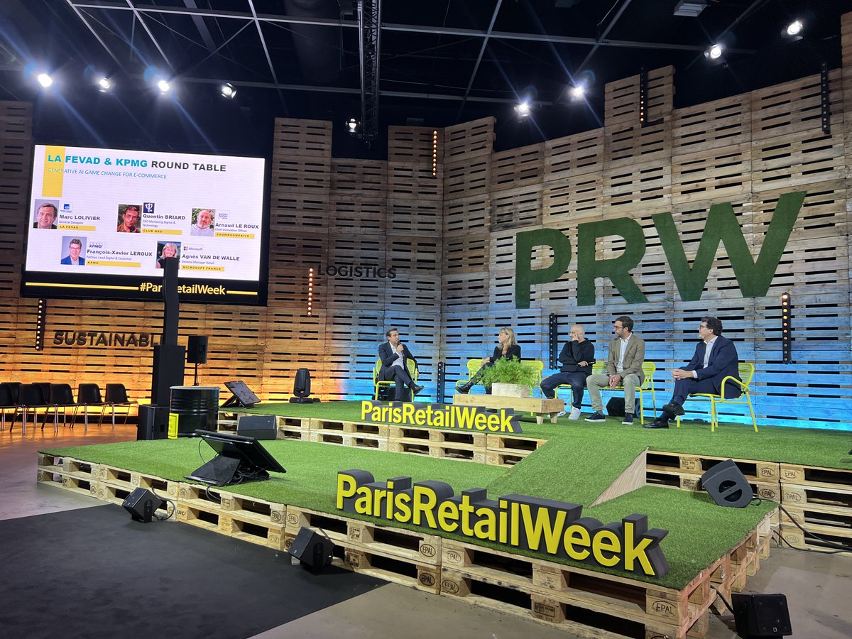 marc lolivier (@marclolivier) on Twitter photo Experts en action ! Table ronde sur l'IA générative dans l'e-commerce avec <a href="/ClubMedFR/">Club Med France</a>, Showroomprive, <a href="/KPMG_France/">KPMG France</a> et <a href="/microsoftfrance/">Microsoft France</a> à la @PRWOfficial. Merci pour vos éclairages sur les cas d'usage, outils et compétences à développer.
👉fevad.com/ia-generative-… Experts en action ! Table ronde sur l'IA générative dans l'e-commerce avec <a href="/ClubMedFR/">Club Med France</a>, Showroomprive, <a href="/KPMG_France/">KPMG France</a> et <a href="/microsoftfrance/">Microsoft France</a> à la @PRWOfficial. Merci pour vos éclairages sur les cas d'usage, outils et compétences à développer.
👉fevad.com/ia-generative-…