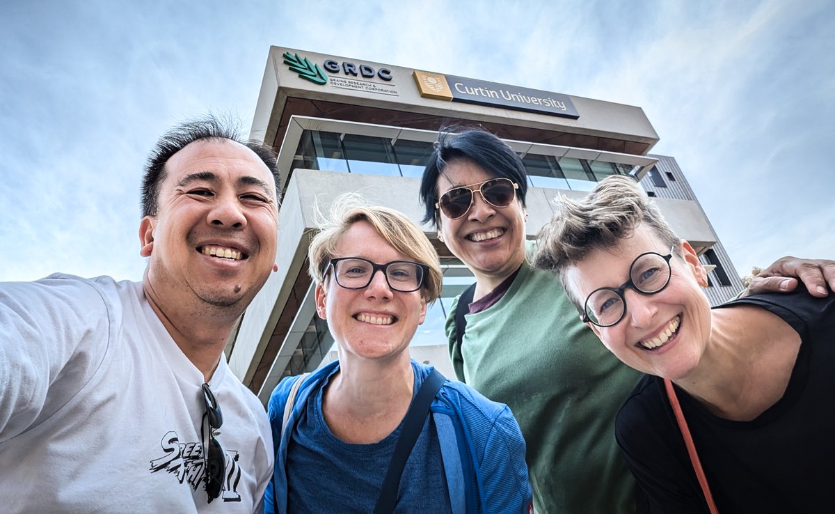 🛬The <a href="/WheatInitiative/">Wheat Initiative</a> and <a href="/AHEAD_wheat/">AHEAD</a> teams are in town visiting <a href="/CurtinUni/">Curtin University</a> and <a href="/theCCDM/">CCDM</a> helping to put some finishing touches on the Wheat Pathogens Symposium ahead of #IWC2024perth! 🌾

Welcome  to  Down-under🐍🐊🦈🕷️!!!