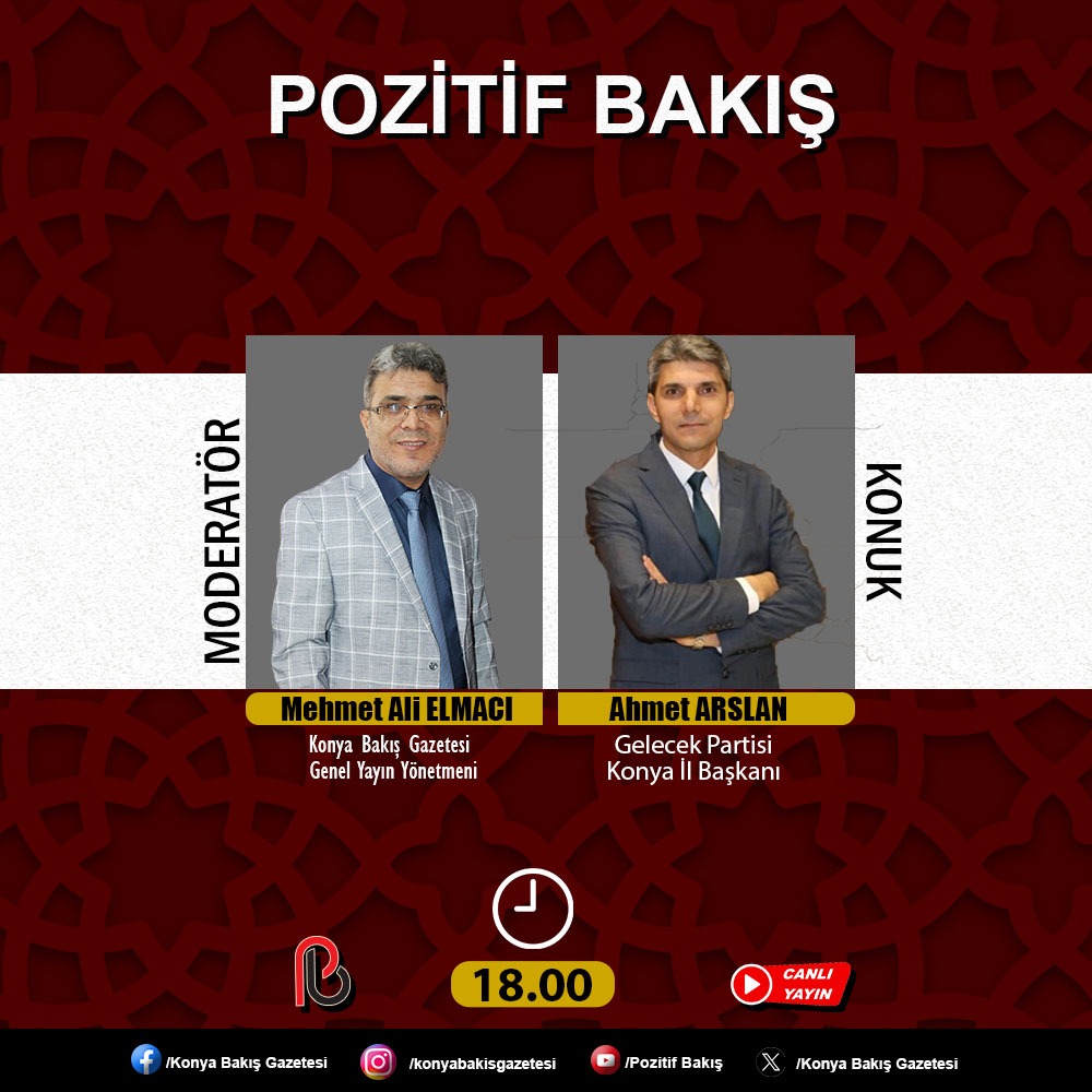 Bu akşam saat 18.00'de moderatörlüğünü Mehmet Ali Elmacı'nın yaptığı Pozitif bakış programının konu olacağım.
Bekleriz...