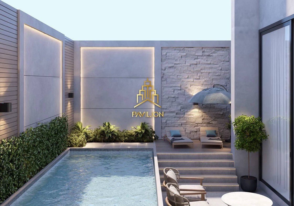 pavilionsdesign's tweet photo. Pavilion design
 تصميم . تنفيذ . اشراف . تأثيث

A modern landscape design 
Sitting next to the infinity pool With parking space And the design of the planting container and the outdoor seating area on the ground floor and roof

#landscape 
#حديقة https://t.co/qzz6DAUAiu