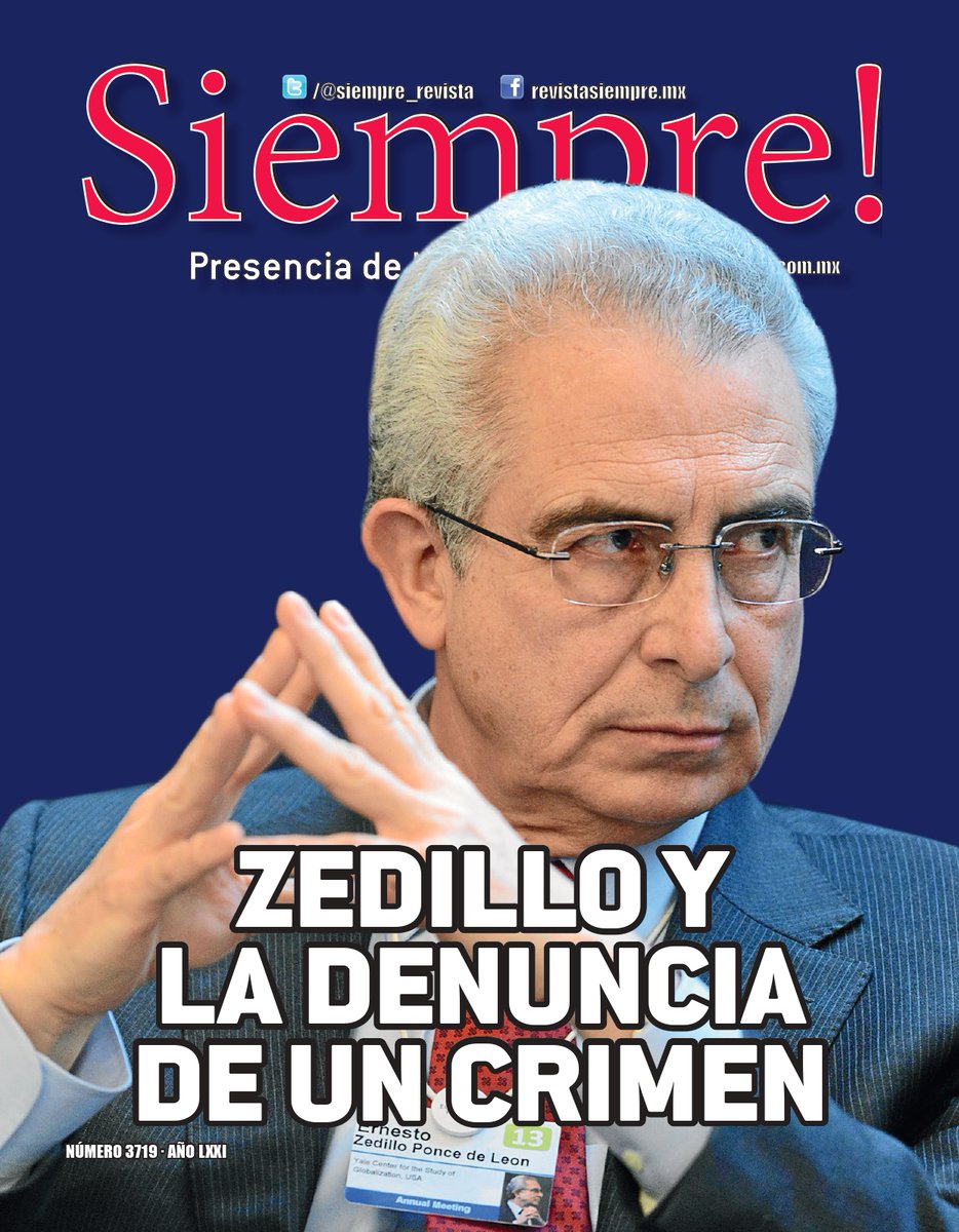 .<a href="/lopezobrador_/">Andrés Manuel</a>  no pudo desmentir a Zedillo. No tuvo argumentos para contrarrestar la denuncia sumaria de un expresidente:  La reforma judicial es un crimen contra la democracia y “México está por convertirse en una tiranía”.
siempre.mx/2024/09/zedill…