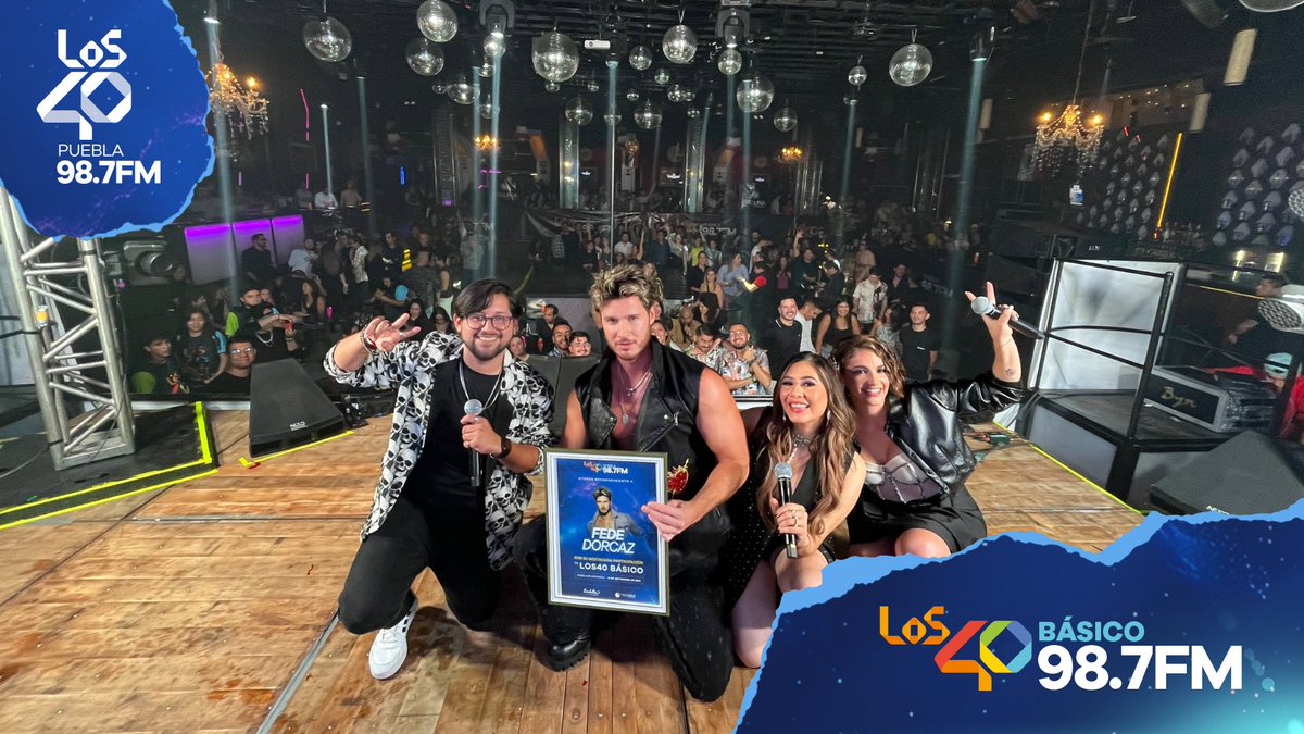 ¡Gracias Fede Dorcaz por ser parte de #Los40Basico 🤩🎶!

#SentidosOpuestosConLos40 #FedeDorcaz #AngeloDiep #ShowCase #Básico40Pue #zuntra #987FM #música