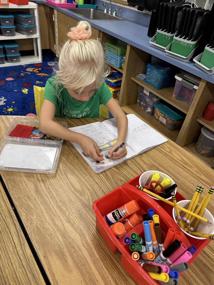 Writing in our journals is so much fun!  We especially love using our Spelling Dictionaries!  #CABeTheDifference #CAMagicintheJourney #CALovetoLearn #CAEngaged #engageD64