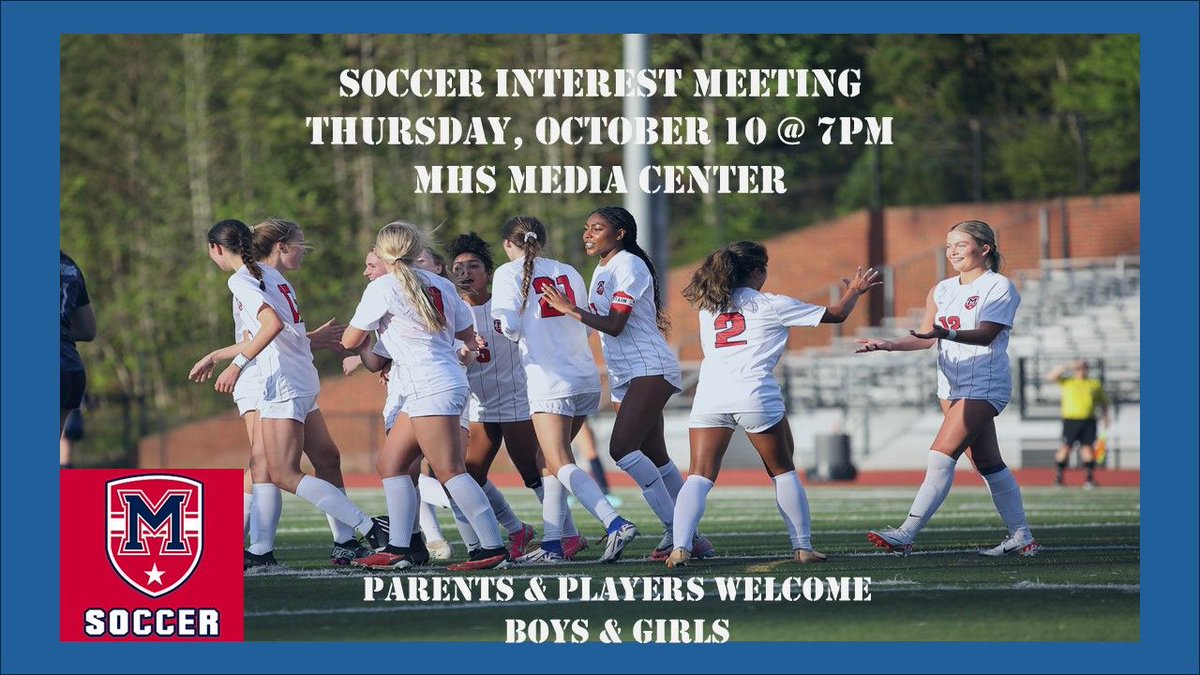 MHS Soccer is starting soon...are you ready?! New season, new conference, new opponents...#WeRide. The calendar is updated on miltoneaglessoccer.com and it's time for the Interest Meeting. Register for the meeting at miltoneaglessoccer.com/interest-meeti…. #RepTheM #soccerislife
